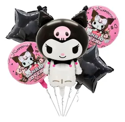 Kit Globos Metalizados Por 5 Kuromi