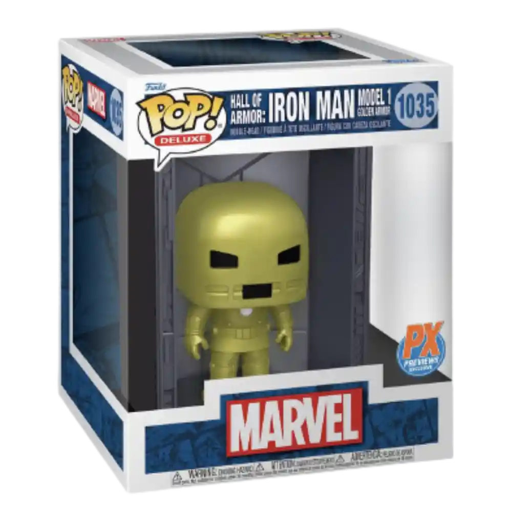 Hall Of Armor Iron Man Model 1 Golden Armor Funko Pop Marvel 1035 Px