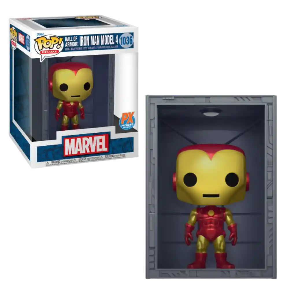 Hall Of Armor Iron Man Model 4 Funko Pop Marvel 1036 Px