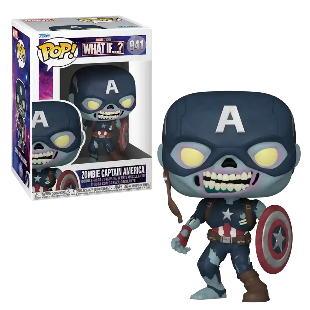 Zombie Captain America Funko Pop What If 941