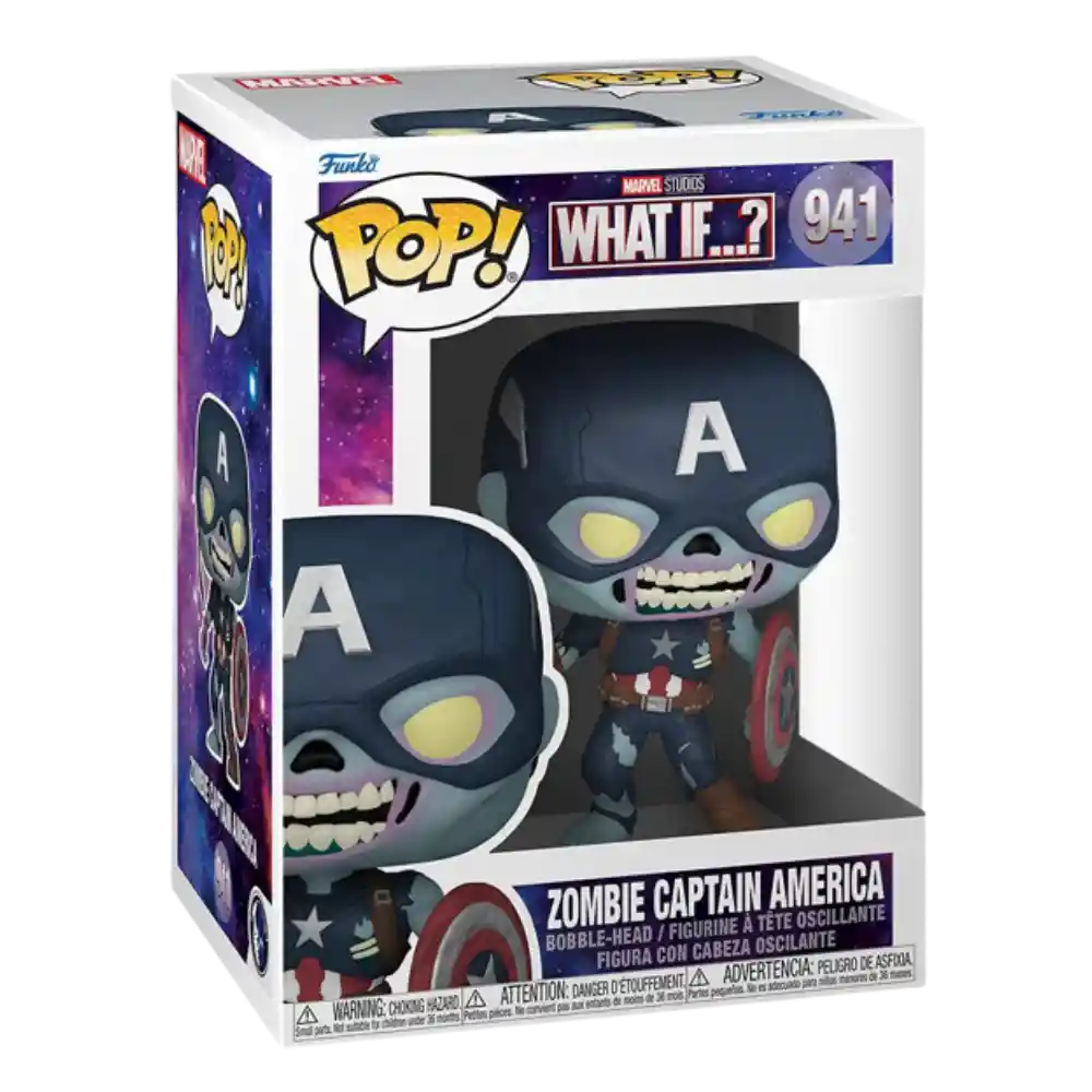 Zombie Captain America Funko Pop What If 941