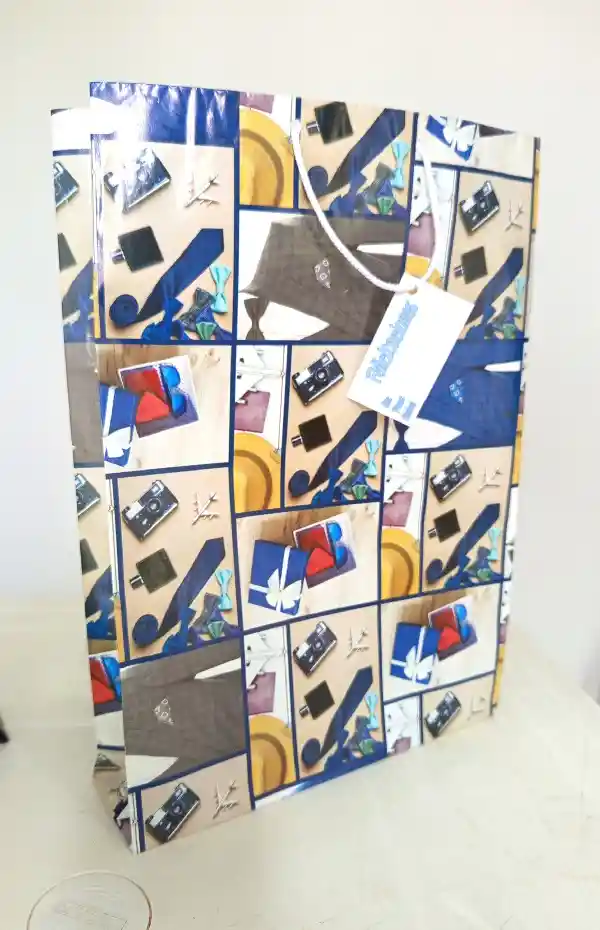 Bolsa Regalo Hombre Grande 38x26x6cm