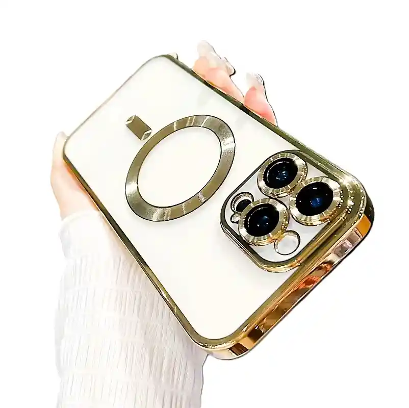 Funda O Case Para Iphone 13 Pro Magsafe Dorado