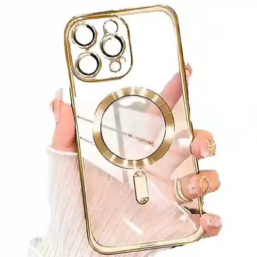 Funda O Case Para Iphone 13 Pro Magsafe Dorado