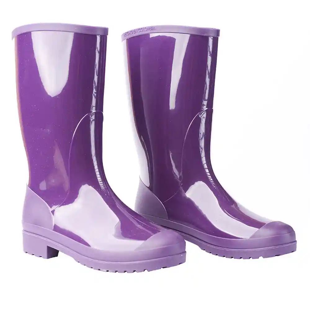 Botas Impermeables Talla 37 Fucsia Carina