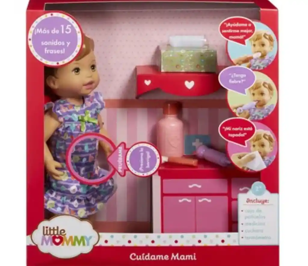 Detalle De Producto Muñeca Little Mommy Cuídame Mami - Mattel