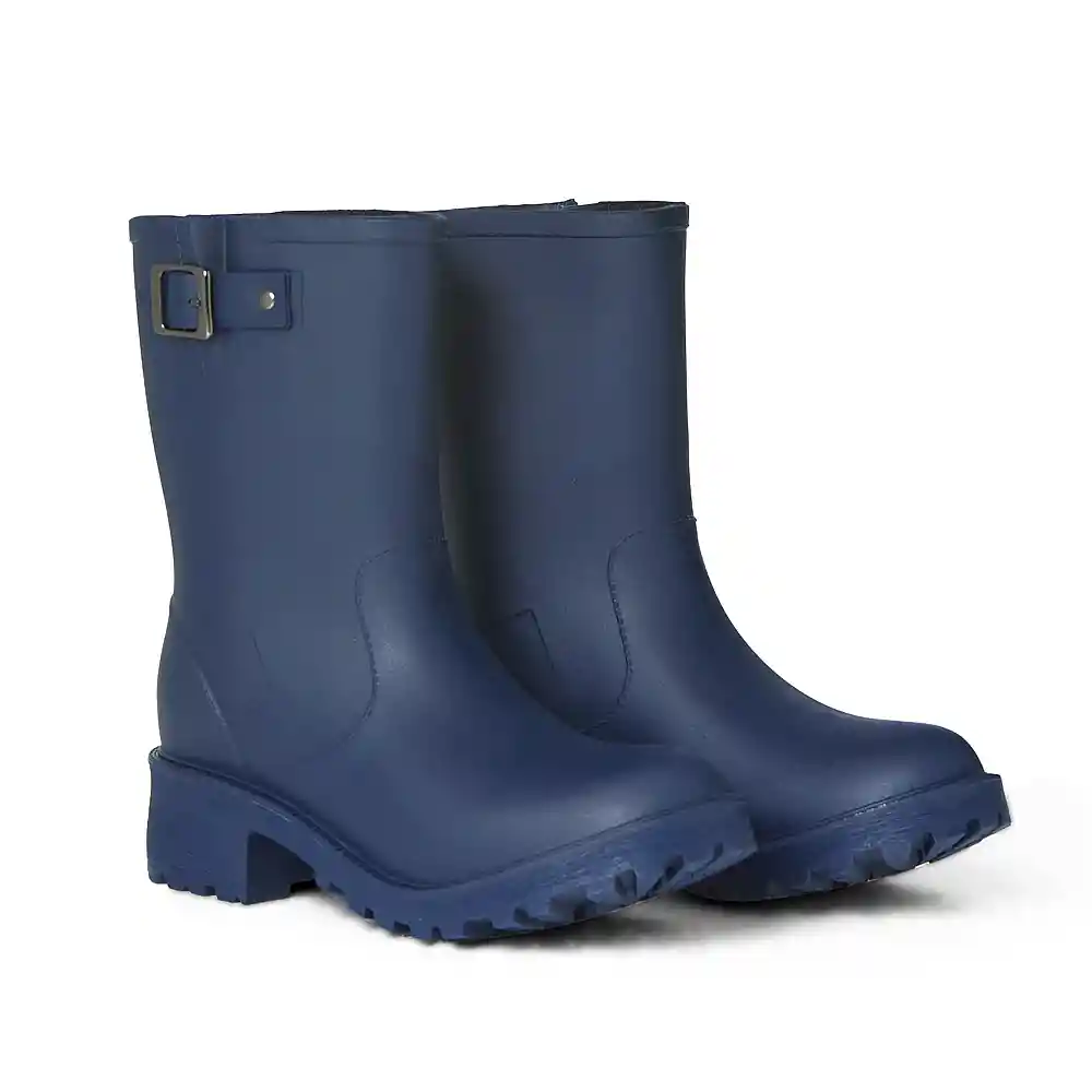 Botas Impermeables Para Mujer Talla 39 Azul Michelle