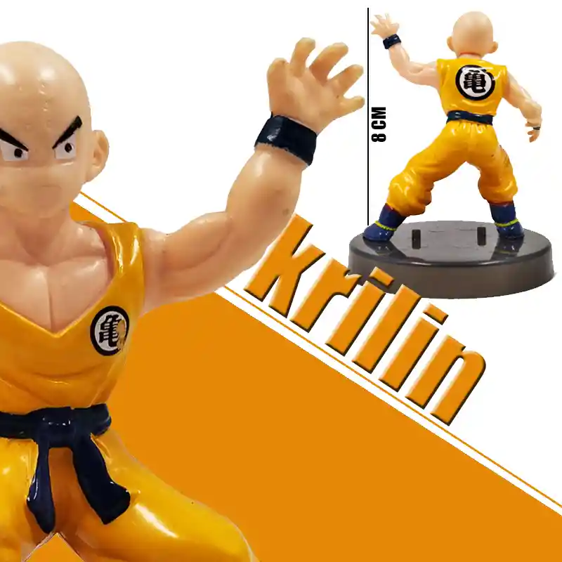 Dragon Ball Figuras Krillinjuguetes Didactico Jugueteria Niños