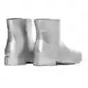 Botin Impermeable Para Mujer Talla 38 Silver Chelsea