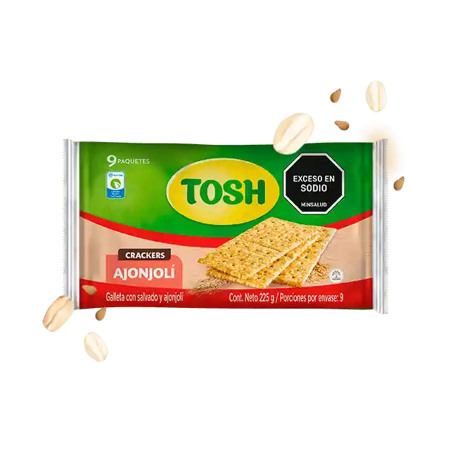 Galletas Tosh Ajonjoli