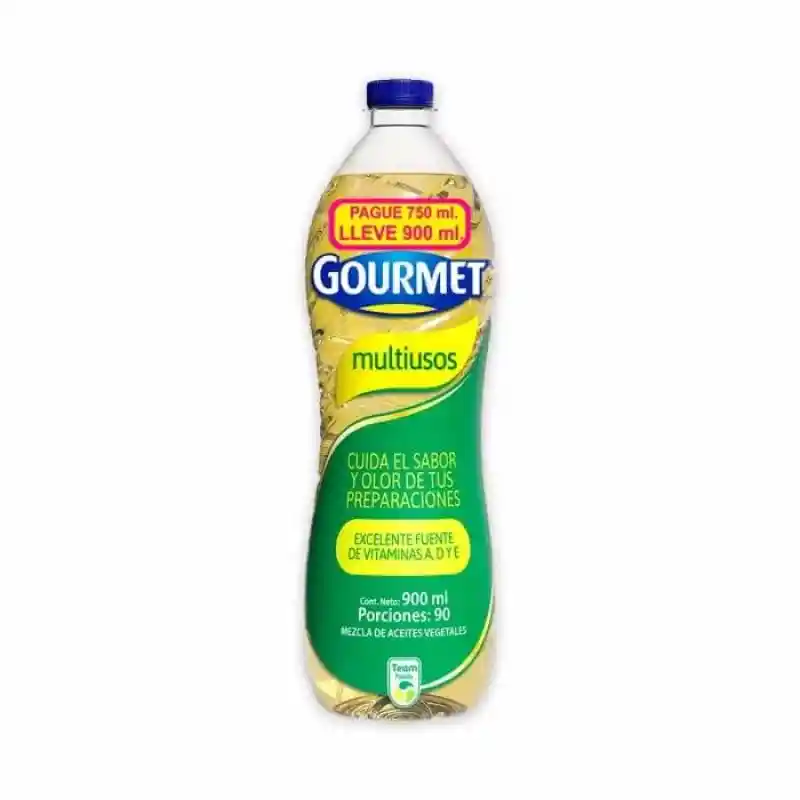 Aceite Gourmet Pag 750 Lleve 900 Ml