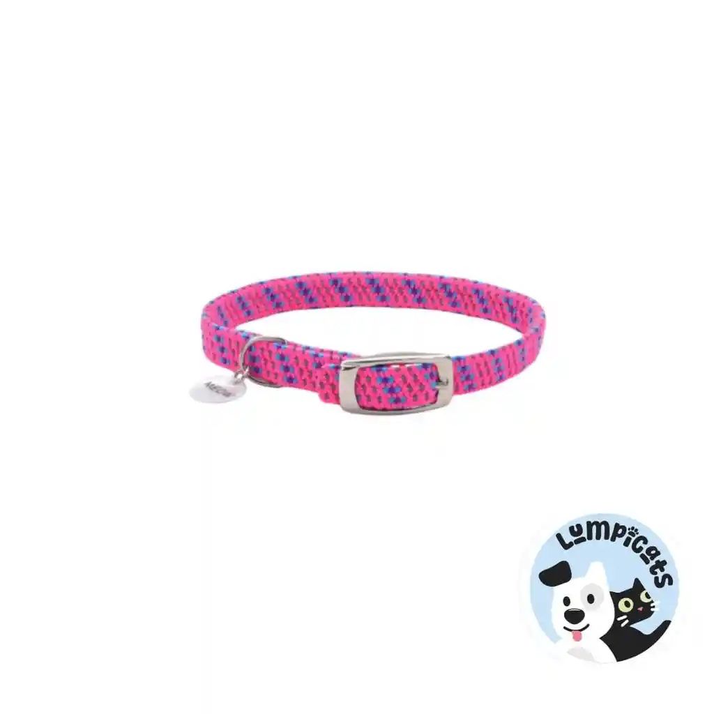 Coastal Collar Gato Elastacat Reflectivo Fucsia