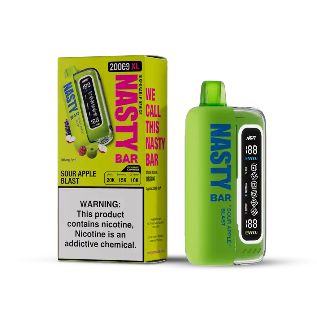 Nasty Bar Sour Apple Blast 20.000puff