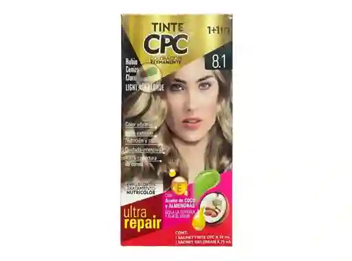 Tinte Cpc 8.1 Rubio Cenizo Claro X50ml
