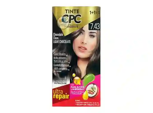 Tinte Cpc 7.43 Chocolate Claro X50 Ml