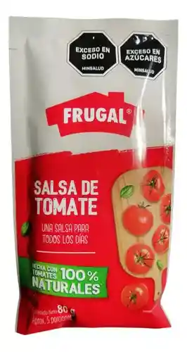 Salsa De Tomate Frugal X 80 Gr