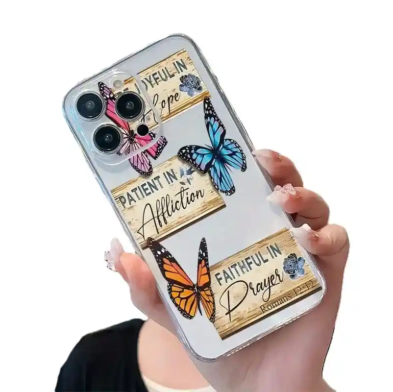 Forro Protector Para Iphone 11 Mariposa