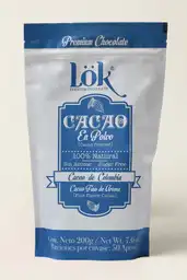 Cacao En Polvo Lok 100% - 200 Gr	
