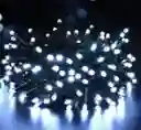 Luces De Navidad Lineal X1000 Led Blanca Sin Continuacion Cable Verde