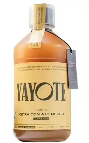 Vinagre De Cidra Con Ajo Negro - Yayote 500 Ml	