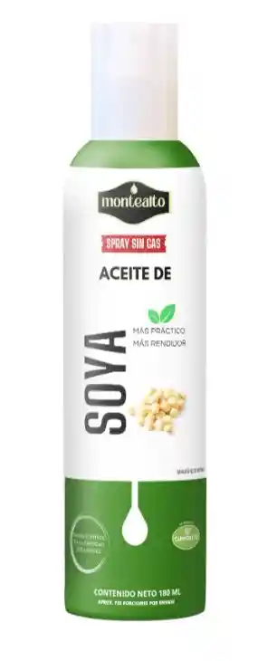 Aceite Spray De Soya Montealto X 180ml