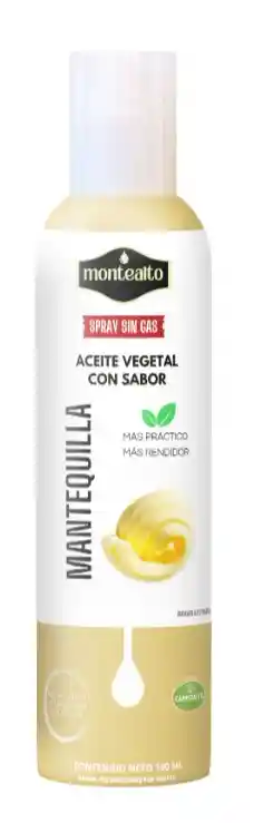 Aceite Spray Vegetal Mantequilla - Montealto X180ml