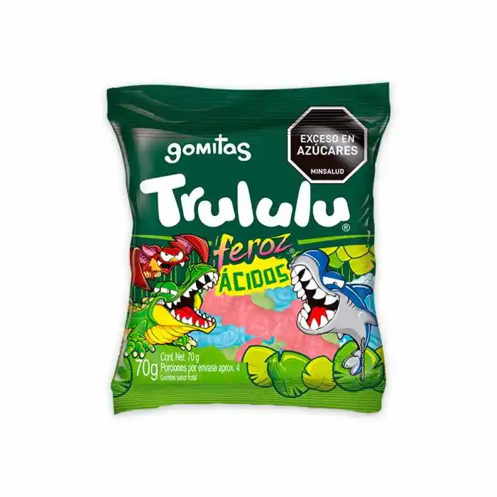 Gomitas Trululu Feroz Acidos X 100 Gr