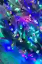 Luces De Navidad Lineal X1000 Led Colores Sin Continuacion Cable Transparente