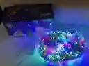 Luces De Navidad Lineal X1000 Led Colores Sin Continuacion Cable Transparente