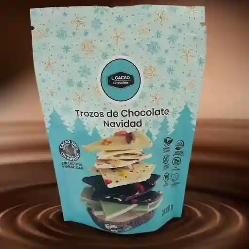 Trozos De Chocolate Navidad