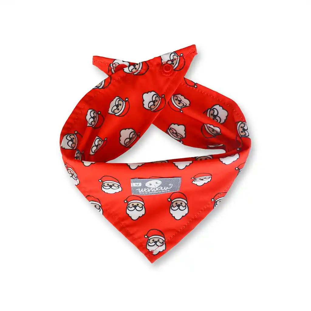 Pañoleta Para Perro Talla S Roja Santa Navidad 2024