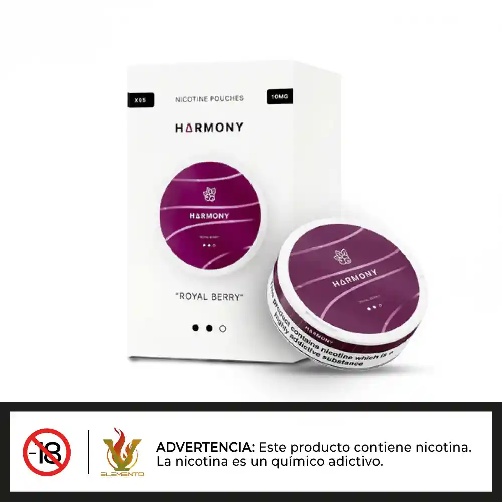 Harmony Nicotine Pouches - Royal Berry 10mg