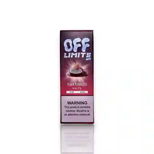 Salt. Off Limits 60mg Flan Tobacco Ice