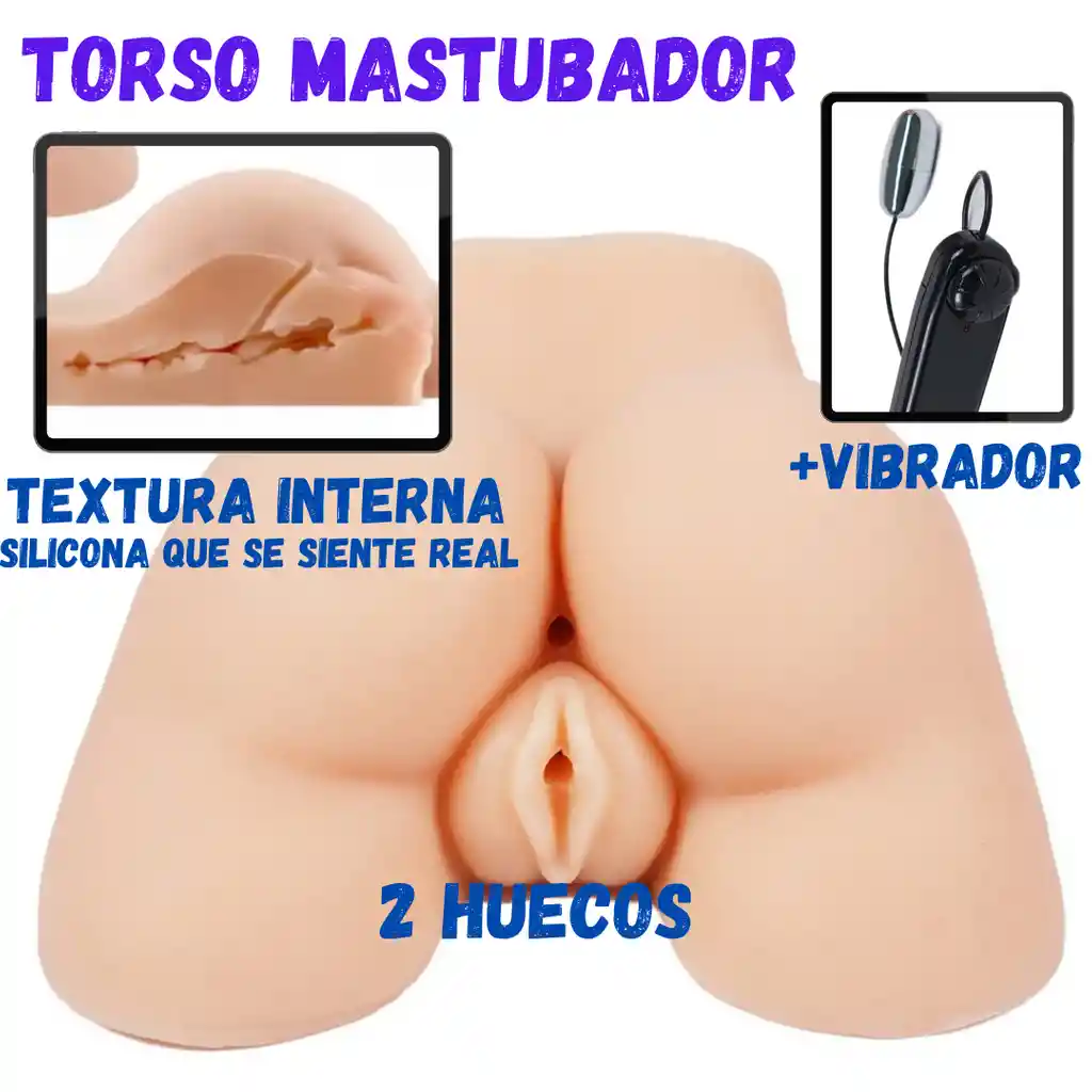 Masturbador Torso Vagina, Culito Masturbador, Torso Femenino