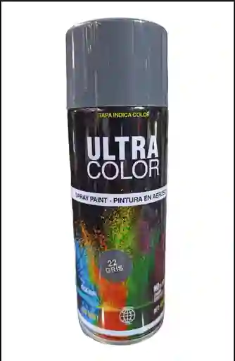 Pintura Spray Aerosol Gris X400ml Ultra Color