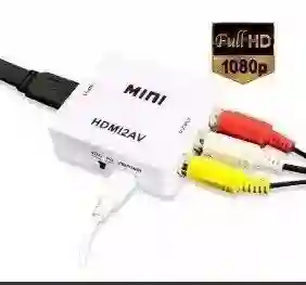 Convertidor Adaptador De Hdmi A Rca Video Version 1080p