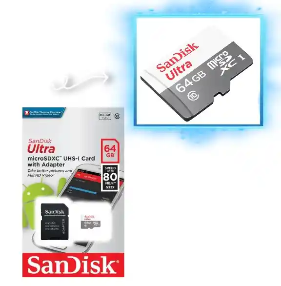 Memoria Sandisk 64gb: Capacidad Y Rendimiento En Un Tamaño Compacto