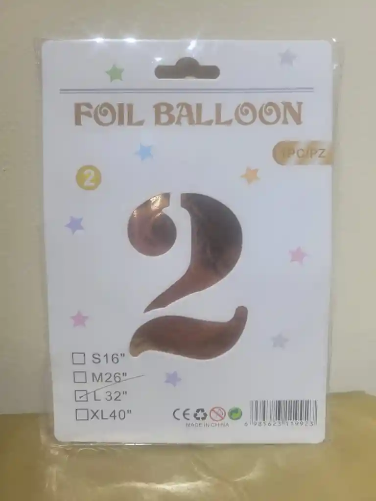 Globo Metalizado Foil Balloon # 2 Todos Los Colores. Para Envio Debe Solicitar El Color Por El Chat De La Plataforma