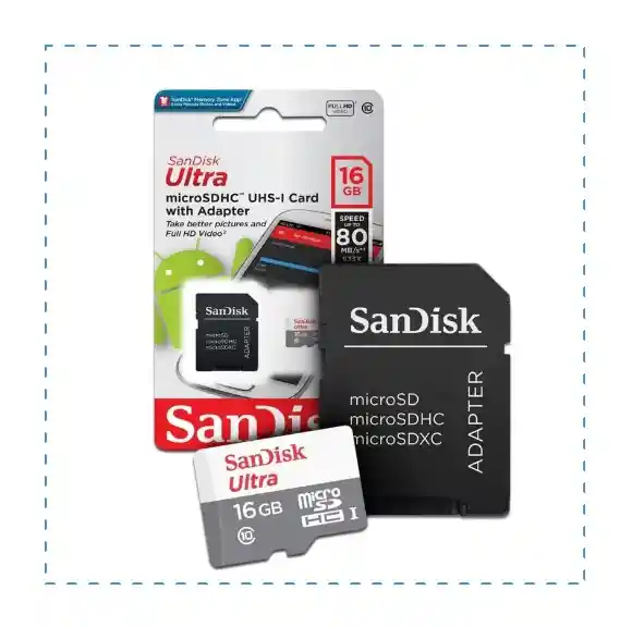 Memoria Micro Sandisk 16gb: Seguridad Y Rendimiento Compacto