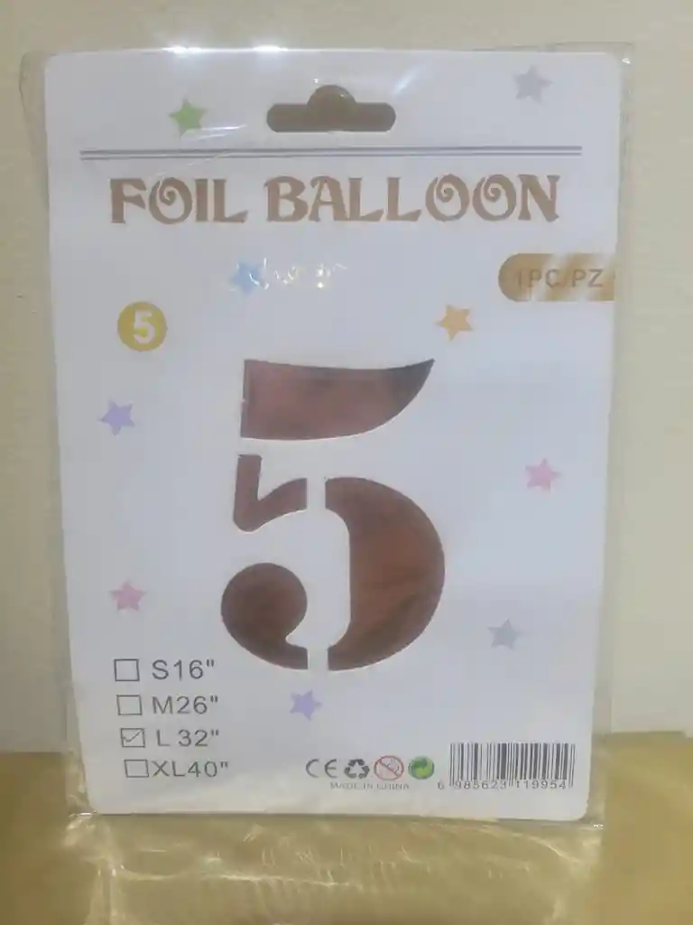 Globo Metalizado Foil Balloon #5 De 32 Pulgadas. Todos Los Colores. Para Envio Debe Solicitar El Color Por El Chat De La Plataforma