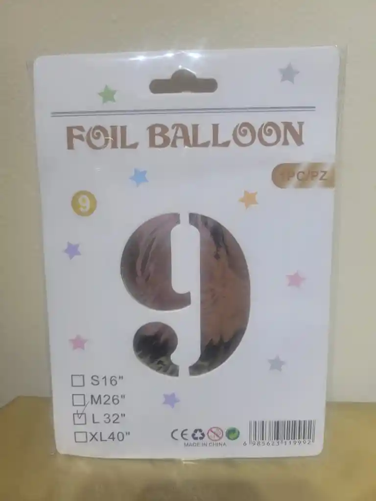 Globo Metalizado Foil Balloon #9 De 32 Pulgadas. Todos Los Colores. Para Envio Debe Solicitar El Color Por El Chat De La Plataforma