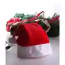 Gorro Santa Claus, Gorro Navideño En Peluche De Papa Noel Rojo Con Blanco, Suave Sombrero De Navidad, Fiesta De Navidad De Año Nuevo