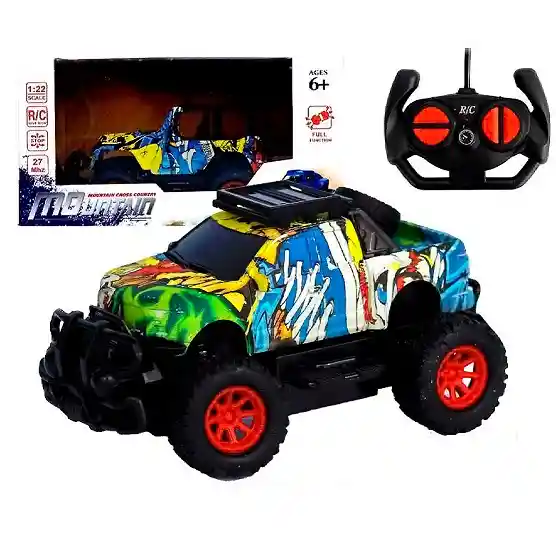 Carro Todoterreno A Control Remoto Bateria Recargable