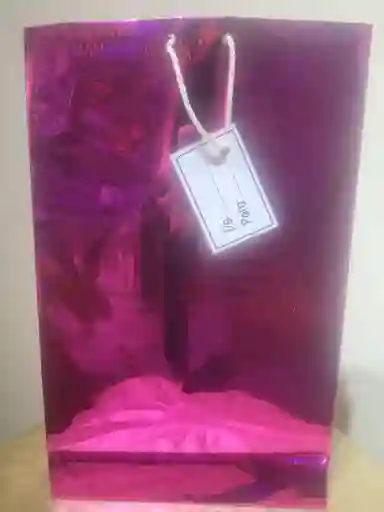 Bolsa De Regalo Grande Holograma Color Verde