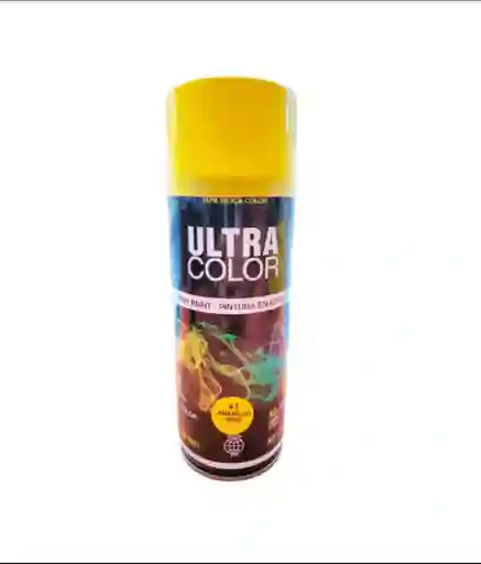 Pintura Spray Aerosol Amarillo X400ml Ultra Color