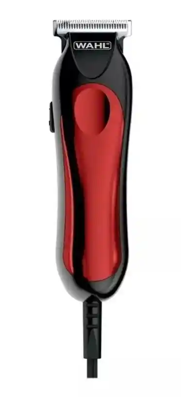 Cortadora De Pelo Wahl Home T-pro Roja Y Negra 120v