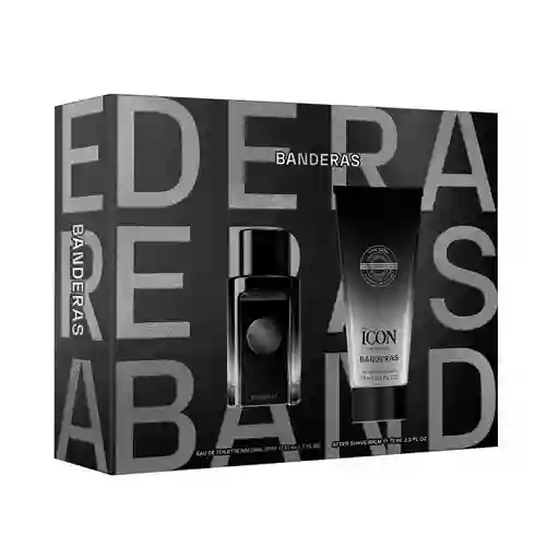 Set Perfume Hombre Regalo Banderas The Icon Edp 50ml + After Shave 75ml Antonio Banderas