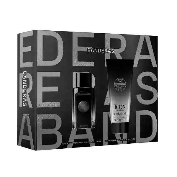 Set Perfume Hombre Regalo Banderas The Icon Edp 50ml + After Shave 75ml Antonio Banderas