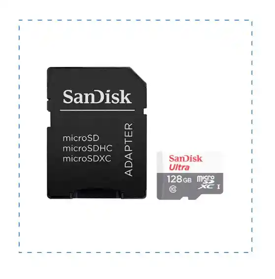 Memoria Sandisk 128gb Micro Sd: Ideal Para Capturar Tus Mejores Momentos
