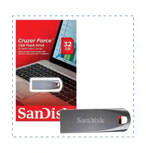 Memoria Usb Sandisk 32gb: Ligera, Rápida Y Fácil De Usar